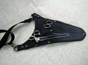 Étui de Ciseaux de Barbier en Cuir de Qualité Supérieure, Anti-Odeur, Confortable, Design Décontracté, Robuste et Multifonctionnel - Product Image 6