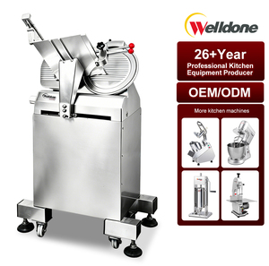 Trancheuse à viande électrique commerciale Welldone la plus <span class=keywords><strong>populaire</strong></span> de 13 pouces pour la découpe de bacon, idéale pour les restaurants, boucheries et restaurants de fondue - Product Image 1