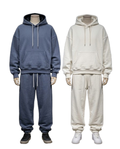 Ensemble de jogging décontracté unisexe coupe régulière à manches longues, coupe-vent léger en nylon de couleur unie, style streetwear pour l'automne - Product Image 1