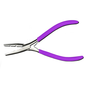 Herramienta profesional para extensiones de cabello con microanillos, nanoanillos y extensiones adhesivas, con pinzas resistentes y duraderas. - Product Image 1