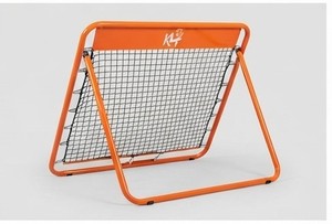 KLTW INT'L But de football pliable en acier orange avec filet de rebond et angle réglable pour adultes, utilisation toutes saisons - Product Image 6