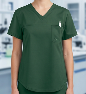 High Quality Professional SUBHAY Unisex Hospital <b>Scrubs</b> Set Spa <b>Uniforms</b> with Woven 100% Cotton Fabric Medical Nursing - Product Image 2