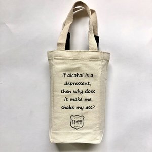 Porta Botellas de Vino Reutilizable, Resistente, de Algodón Orgánico, Personalizable, con Bolsa de Regalo Reciclada y Logotipo Personalizado, Venta al Por Mayor - Product Image 3