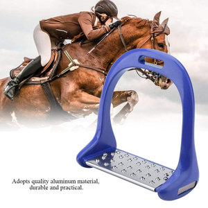 Nuevas estribas reutilizables para equitación western, de acero inoxidable con base ancha cubierta de cuero, duraderas para animales grandes. - Product Image 6