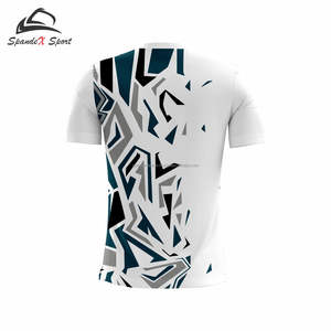 Custom 100% Polyester Knitted <b>Fleece</b> Pickleball <b>Shirt</b> <b>Men</b> Sports <b>Shirts</b> Custom logo Digital Printing OEM ODM Manufacturer - Product Image 4