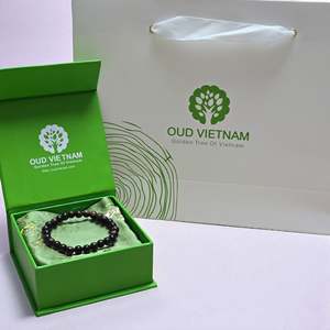 Handmade Vietnam Underwater Agarwood <b>Bracelet</b> 6mm 25 Beads Oud UOB625 - Product Image 6