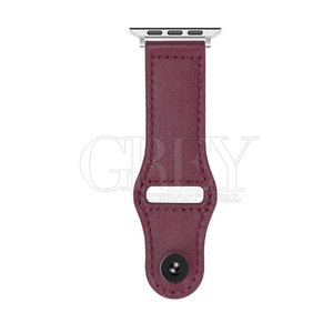 Bracelets de montre en cuir véritable, boucle à dégagement rapide, texture lisse, ajustement sûr, décontracté, quotidien, matériau flexible, confortable - Product Image 3