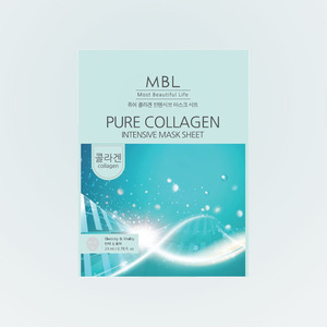 Masque facial - Embiel Pure Collagen Intensive Mask Sheet 10 feuilles 23ml Masque facial au concombre Produits de soin de la peau - Product Image 2