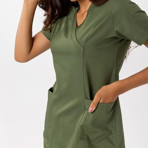 Venta Directa de Fábrica: Conjuntos de Uniformes Médicos de Alta Calidad con Cuello en V para Enfermeras, Tallas Grandes - Product Image 5
