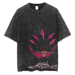 เสื้อยืดผู้ชายไซส์ใหญ่พิมพ์ลายอนิเมะ สไตล์ฮิปฮอป คอกลม แขนสั้น ระบายอากาศได้ดี เป็นมิตรกับสิ่งแวดล้อม แห้งเร็ว ผ้าเจอร์ซีย์คอตตอน - Product Image 2