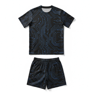 Men Elastic Fitness <b>Compression</b> Uniform <b>Custom</b> Brand Logo Quick Dry Lightweight Running Tights Gym Base Layer Clothing - Product Image 2