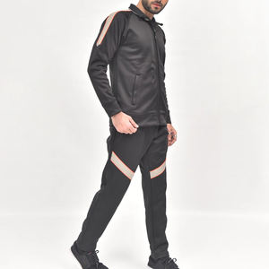 Conjuntos Deportivos Personalizados de Alta Calidad para Hombre, Ropa Deportiva Ajustada, Chaqueta de Manga Larga de Poliéster para Correr y Gimnasio, Pantalones Deportivos Lisos - Product Image 6