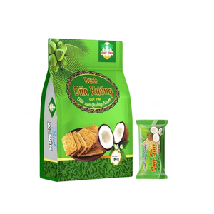 Meilleures ventes QUYTHU Original Baked Coconut Cracker 150g Snack croustillant à la noix de coco Prix compétitif Vente en gros Exportation - Product Image 1