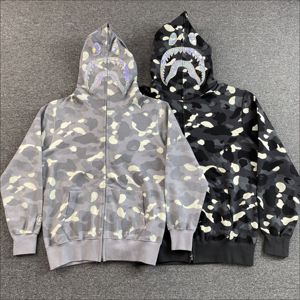 Vêtements de sport Denish sur mesure en gros, sweat à capuche surdimensionné à fermeture éclair pour hommes, broderie vintage, streetwear hip hop, automne - Product Image 1