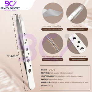 Pinzas y Depiladores de Cejas Profesionales de Acero Inoxidable de la Mejor Calidad, Duraderos y Nuevos, Herramienta para Dar Forma a las Cejas y Depilar - Product Image 4