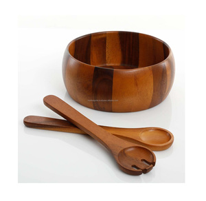 Bol de service artisanal en bois naturel et résine, haute qualité, sculpture unique, design moderne et écologique, décoration intérieure, pour mariages et fêtes - Product Image 4