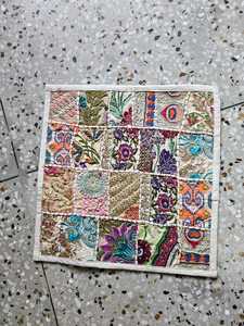 Custom Handmade Cotton Khambadia Patchwork Cushion <b>Cover</b> Traditional <b>Pillow</b> <b>Cover</b> Manufacturer For Private Label Wholesale - Product Image 1