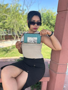 กระเป๋าคลัทช์หนังขนแกะสีเทอร์ควอยซ์สำหรับผู้หญิงกระเป๋าเงินแบบมีซิปสไตล์ตะวันตก - Product Image 4