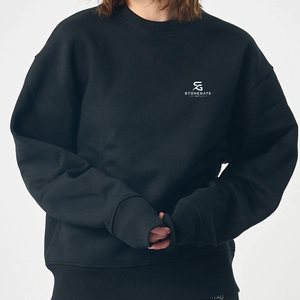 Sudadera Oversize de Alta Calidad para Mujer, Cuello Redondo, Manga Larga, Algodón, Estilo Urbano, Informal, 2026 - Product Image 6