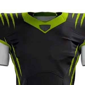 Conjunto de Uniforme de Fútbol Americano para Adultos con Mangas Cortas, Nombre y Número del Equipo Personalizados, Tallas Grandes Disponibles - Product Image 4