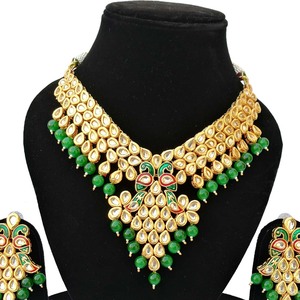 Women's Trendy Alloy Party Wear Engagement Anniversary Wedding Choker Earrings Set Copper 18K Gold Plated Zircon Jewelry - Product Image 2