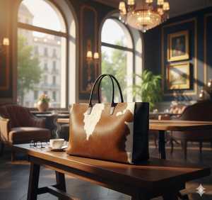 Bolso Tote de Piel con Pelo Sintético Ligero y Portátil para Uso Diario, Bolso Tote de Piel Sintética Elegante y Resistente a la Decoloración para Mujer - Product Image 5