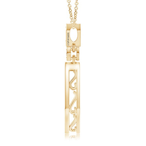 Pendentif Goutte en Diamant de Laboratoire Forme Cerf-volant Géométrique pour Femme, Or 10K 14K 18K, Argent 925 935, Cadeau de Mariage, Bijoux Fins Modernes - Product Image 4