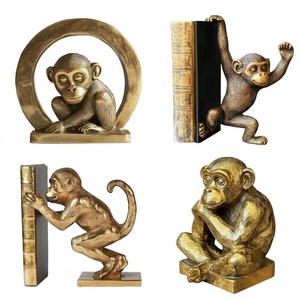 <b>Decorative</b> Rhinoceros Antique Finish For Office Home <b>Decoration</b> Bookend Usually For <b>Books</b> - Product Image 3