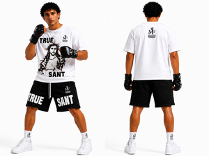 Ensembles de T-shirts à manches courtes pour hommes, impression sérigraphique, 100% coton, écologiques, été, survêtement personnalisé, streetwear, haute qualité - Product Image 2
