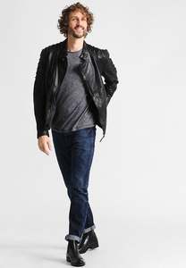 Veste en cuir véritable pour homme avec logo personnalisé, séchage rapide, respirante, hiver, faible MOQ, prix d'usine, OEM/ODM pour les détaillants - Product Image 6