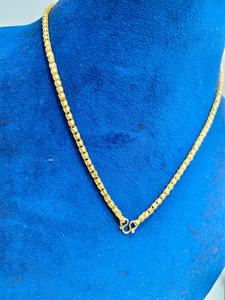 Cadena de Oro 22K de Diseño Elegante, Cadena de Oro Amarillo 916 con Sello Hallmark, Joyería de Uso Diario para Hombre y Mujer, Gancho en S Tradicional - Product Image 2