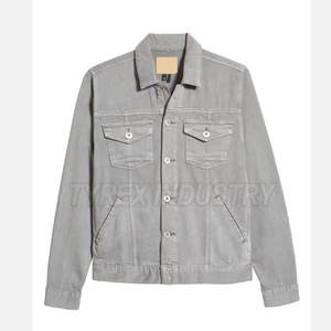Chaqueta para Hombre, Venta al por Mayor, Logotipo Personalizado, Chaqueta de Mezclilla para Hombre Hecha de Algodón, Transpirable, para Uso en Exteriores, Precio Razonable - Product Image 5