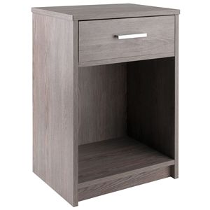 Rennick grigio cenere accento tavolo elegante soggiorno mobili - Product Image 1