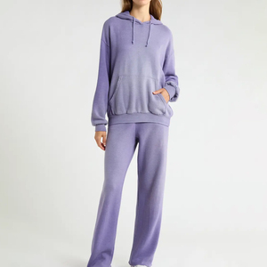 Pantalones Deportivos Extra Grandes de Algodón 100% para Mujer, Ropa Casual de Invierno, Logotipo Personalizado Serigrafiado, Transpirables - Product Image 2