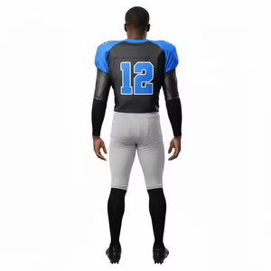 Uniforme de Fútbol Americano Personalizado de Primera Calidad OEM, Impresión Personalizada, Tallas Grandes, Sublimación Completa, 100% Poliéster, Número de Jugador Personalizado - Product Image 2