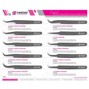 ผู้ผลิตแหนบต่อขนตาปลายไฟเบอร์สแตนเลสสีดำพลาสม่า แหนบต่อขนตาภายใต้แบรนด์ของคุณเอง - Product Image 6