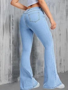 Regular Fit <b>Boot</b> Cut Jeans Relaxed Taper Extreme Taper Loose Taper Stacked Stacking Denim Puddle Horseshoe Mid Waist Vintage - Product Image 2