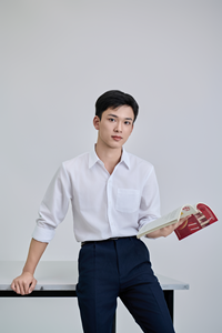 เสื้อนักเรียนสีขาวขายส่งสำหรับเด็ก |   ชุดนักเรียนแขนสั้นจากโรงงาน FMF - Product Image 3