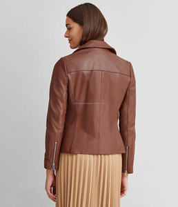 Vestes en cuir pour femmes Mode pour dames Nouvelle arrivée Personnalisé Véritable en vrac Quantité pour femmes Vestes en cuir - Product Image 3