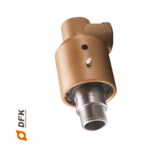 Juntas Rotatorias de Agua EQA N.º 1 de Taiwán, 1 Pieza, Cuerpo de Metal Color Bronce, Eje de Acero Inoxidable, Conexión de Brida - Product Image 2
