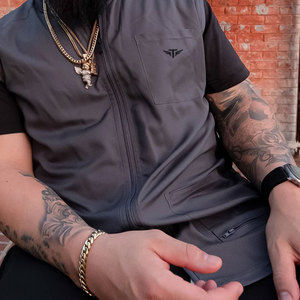 Chaleco de Barbero para Hombre, para Corte, Peinado y Estilismo, Chaleco de Barbero de Alta Gama para Salón, Personalizado, Clásico y Transpirable - Product Image 4