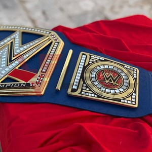 Ceinture de championnat universel personnalisée de lutte poids lourd avec plaques métalliques dorées de 50 pouces, taille adulte, sangle en cuir - Product Image 6