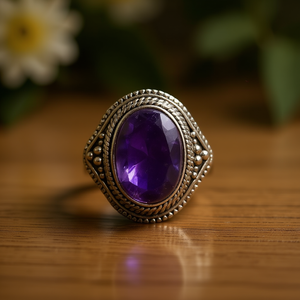 Bague en améthyste 6,7 grammes, catégorie montres élégantes - Product Image 3