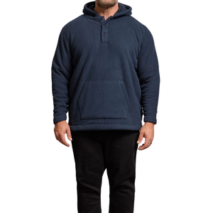 Ventes en gros de sweats à capuche confortables pour hommes en tissu tricoté respirant anti-rétrécissement, taille plus - Product Image 5