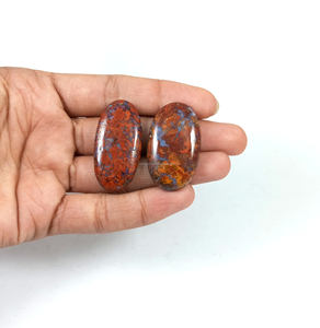 Cabochon d'agate hongroise naturelle en vrac, cristal de quartz à dos plat, pierre précieuse en vrac pour la guérison au prix de gros, vente en gros - Product Image 3