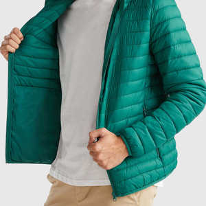 Veste d'hiver matelassée personnalisée pour l'extérieur, coupe-vent, résistante au froid, grande taille, chaude, en duvet - Product Image 3