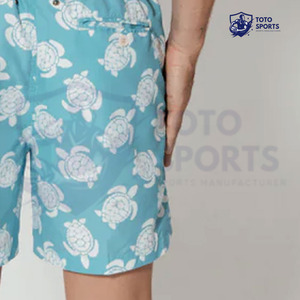 Short de bain pour homme respirant, haute performance, imprimé sur mesure, design tendance, léger, nouvelle arrivée, doux, pour l'été - Product Image 5