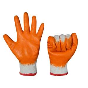 Guantes de Trabajo Mecánico con Recubrimiento de Látex con Acabado Ligeramente Arrugado para Uso Industrial, Vietnam ISO 9001 - Product Image 2