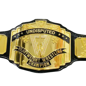 Cinturón de Campeonato Peso Pesado de la WWE Indiscutible, Edición de Coleccionista Chapada en Oro de Alta Calidad - Product Image 5