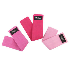 Bandes de résistance en tissu pour l'exercice, bandes de résistance en coton personnalisées avec logo, bandes de résistance en tissu pour les hanches et les fessiers, bandes de résistance en tissu pour le fitness - Product Image 3
